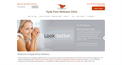 Desktop Screenshot of hydeparkwellness.com